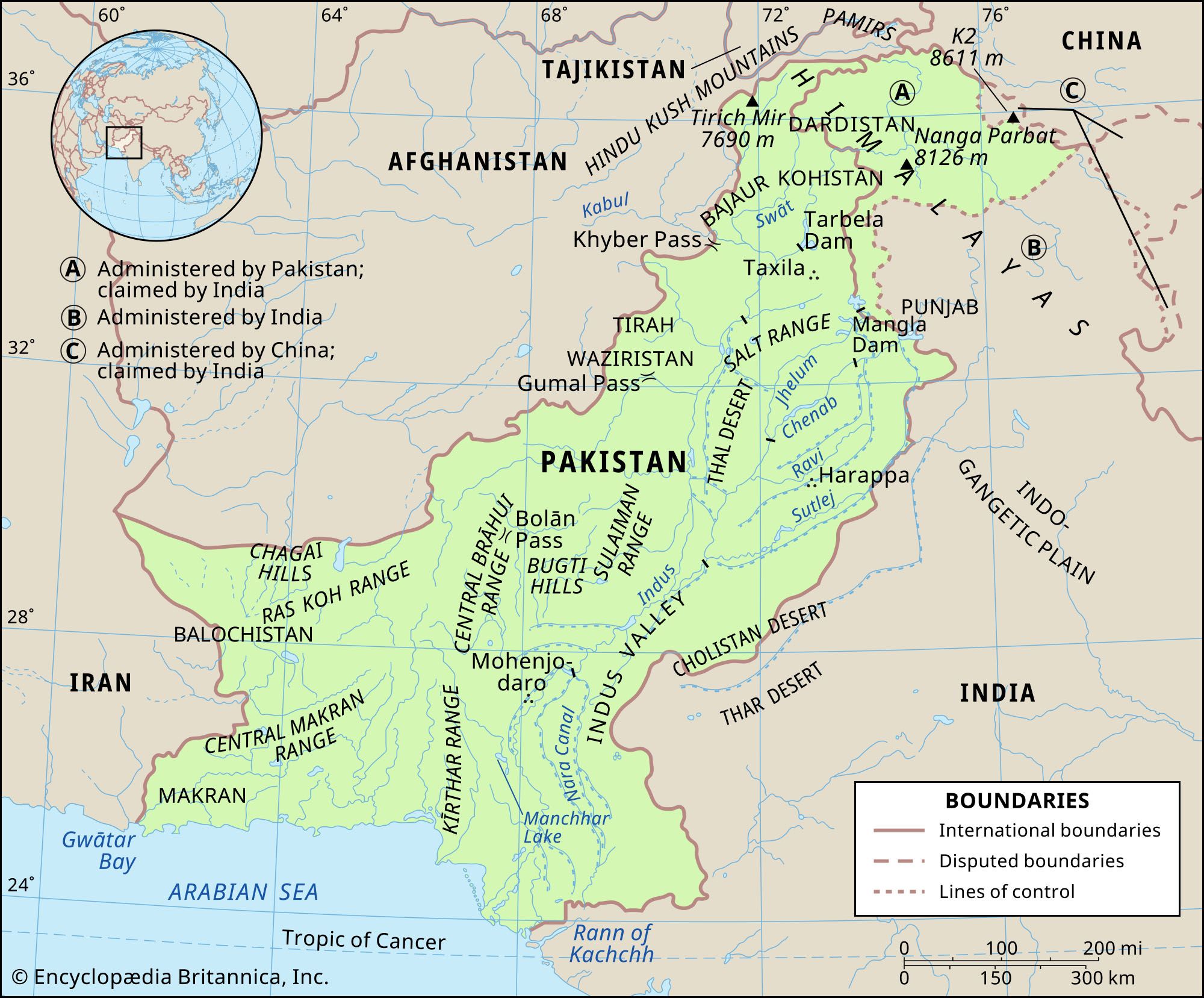 Map Pakistan 